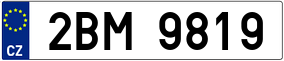 Truck License Plate